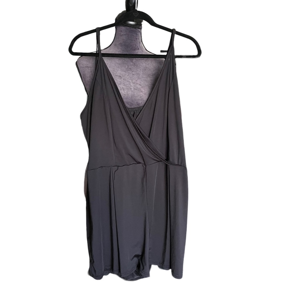 Black‎ Plus Size Romper Size 2XL